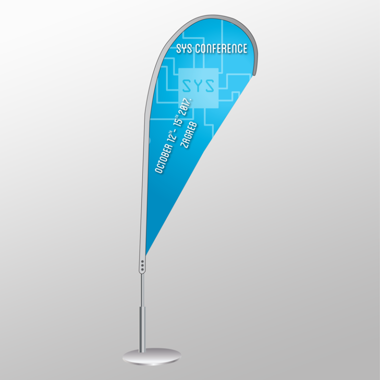 Beach flag reklamna zastava Izrada reklama