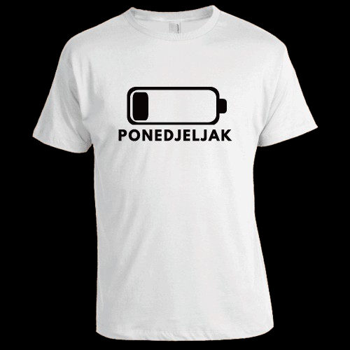 ponedjeljak meme majica