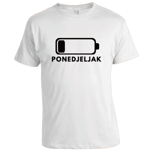 Meme majice - internet humor koji možeš obući Ponedjeljak šaljiva meme majica