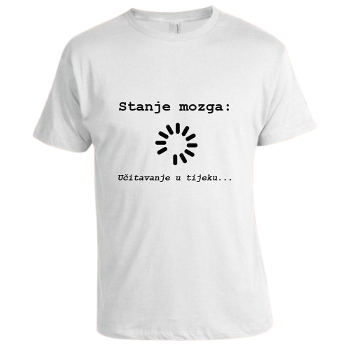 Meme majice - internet humor koji možeš obući Stanje mozga šaljiva meme majica