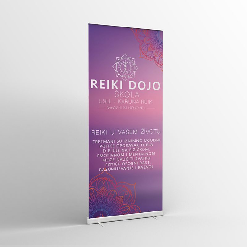 Roll up banner na sajmu — banneri po mjeri Varaždin