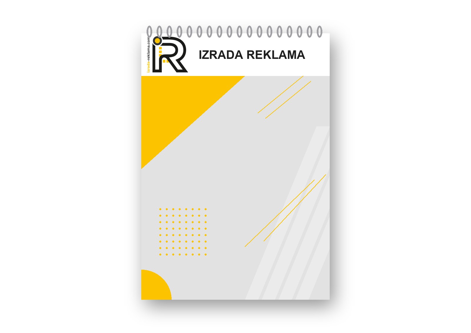Brošura A4 žičani uvez — primjer