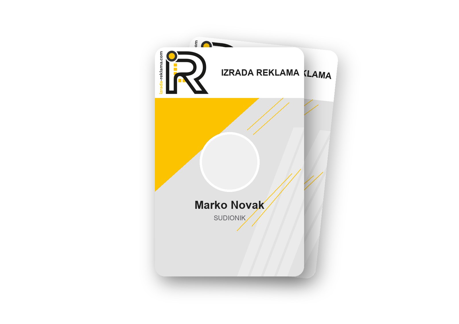 PVC etui za akreditaciju — primjer