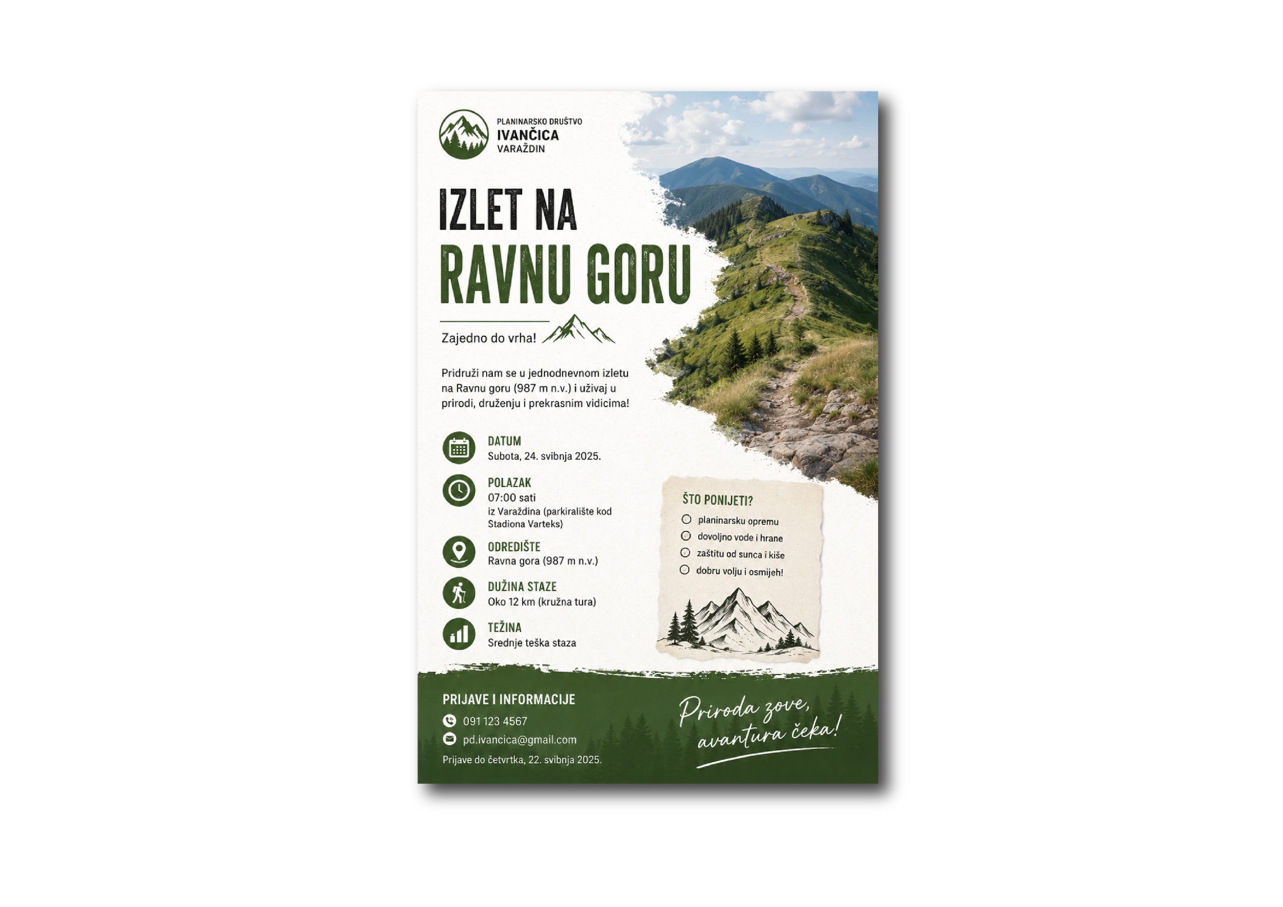 standardni plakati a4 izlet ravna gora izradareklama scaled opt